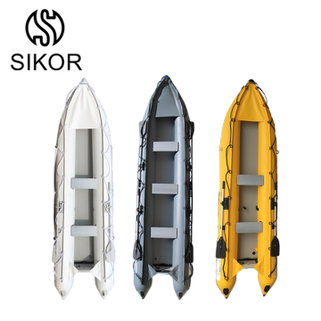 Sikor Drop Shipping Seahawk 3 Boots -Set -Ruderboote Große PVC aufblasbare Kajak -Angelboot für draußen